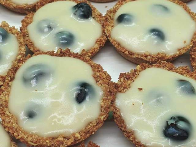 Vegan Lemon Coconut Tartlets